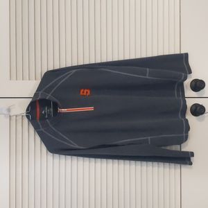 Long sleeve shirt w/ zipper w/ logo: S (Syr. Univ.)
